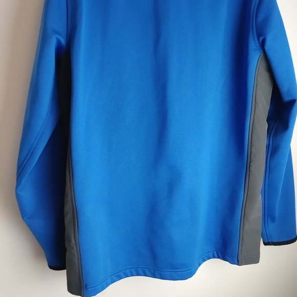 American Eagle Outfitters Men's Sz L Neoprene Jacket Blue and Gray - Picture 7 of 8